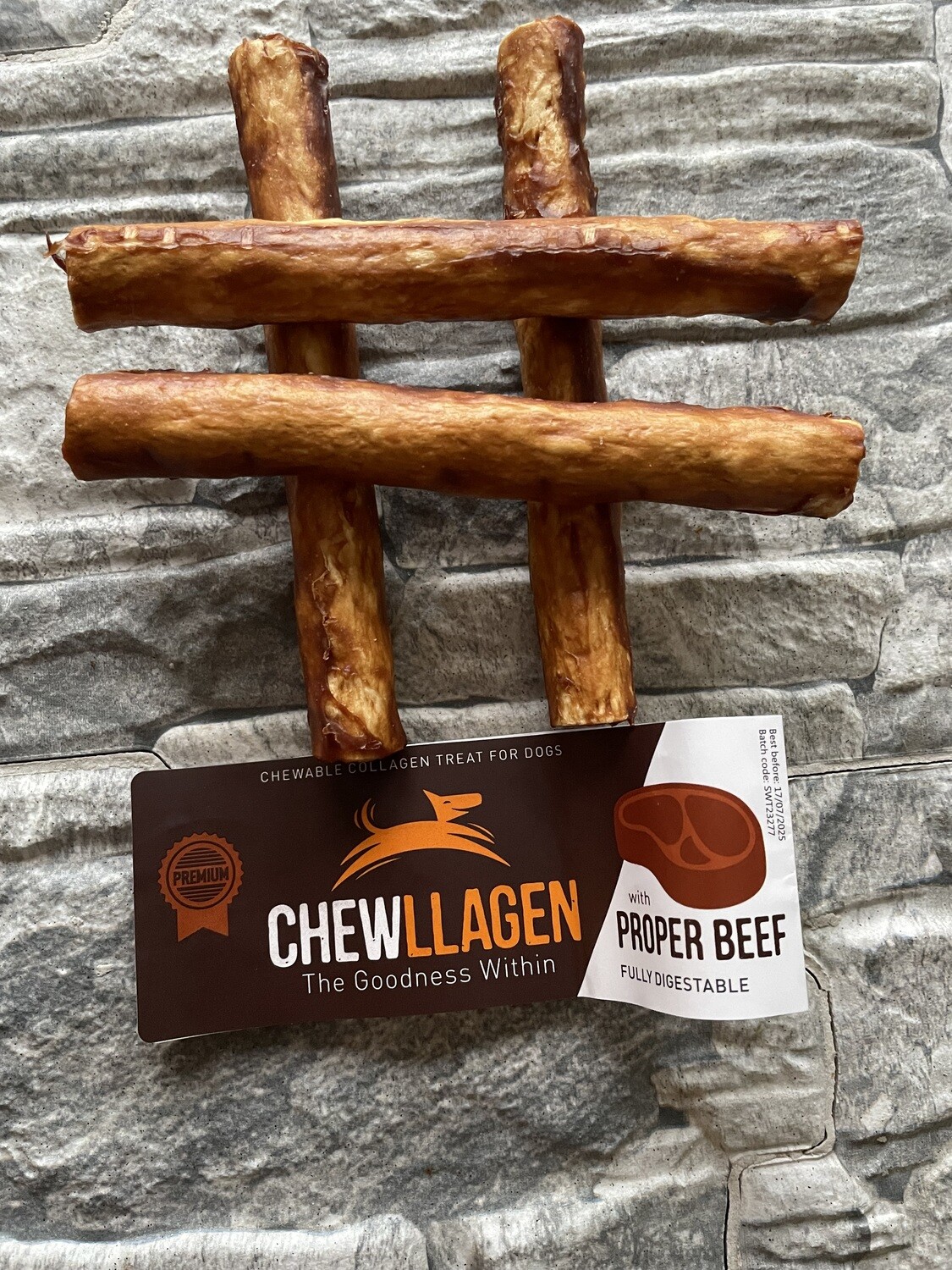 Chewllagen BEEF Medium Roll | 2PK