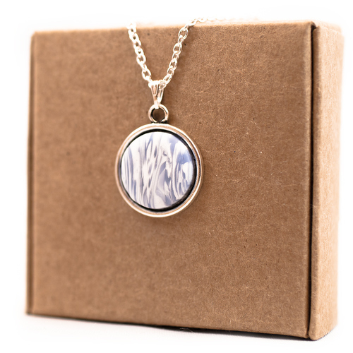 Blue and White Pendant