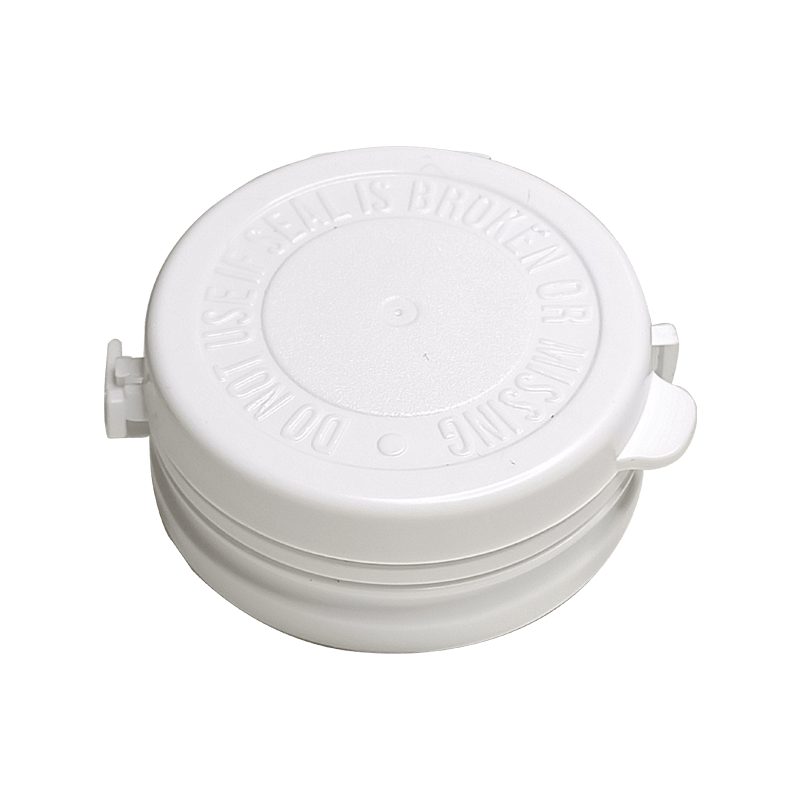 38mm White Tearband Cap Wedge Seal