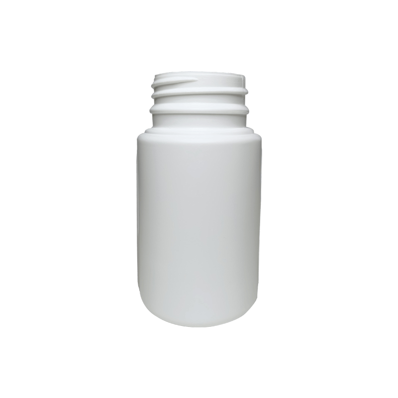 100ml White HDPE Round Bottle