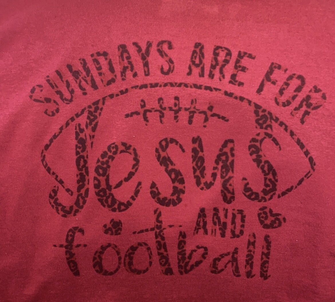 Sundays Are for Jesus and Football Long Sleeve Shirt