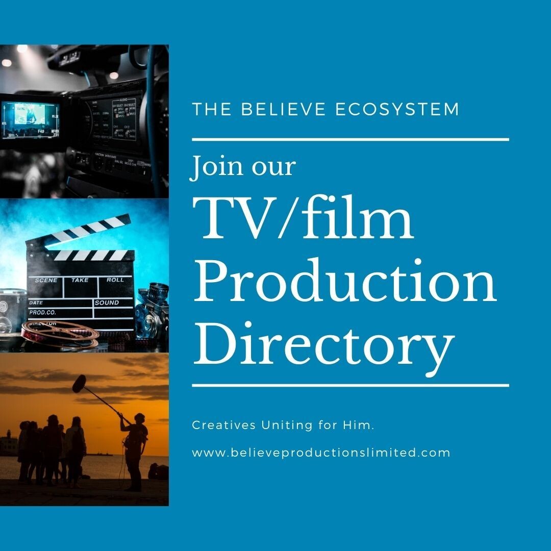 Join the Believe TV/Film Production Directory (Annual Membership fee)