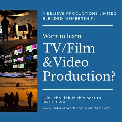 The Believe TV/Film Classes - An intro to Professional Filmmaking (US$127)