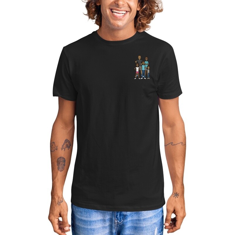Unisex Short Sleeve Crew Neck Cotton Jersey T-Shirt