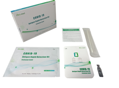 Pro-med COVID-19 Antigen-Schnelltest Kit - 25 Tests/Box