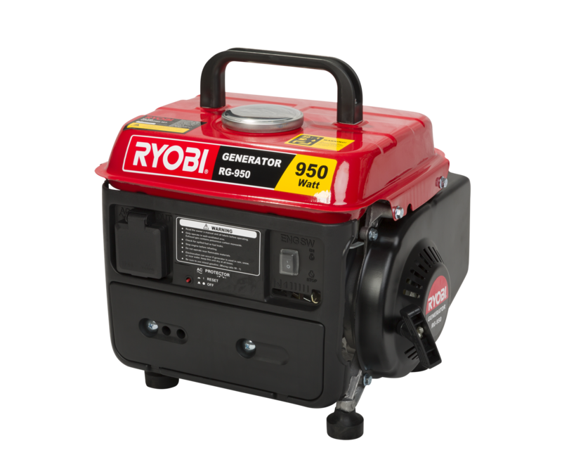 Ryobi 950W 2 Stroke Pull Start Generator RG-950