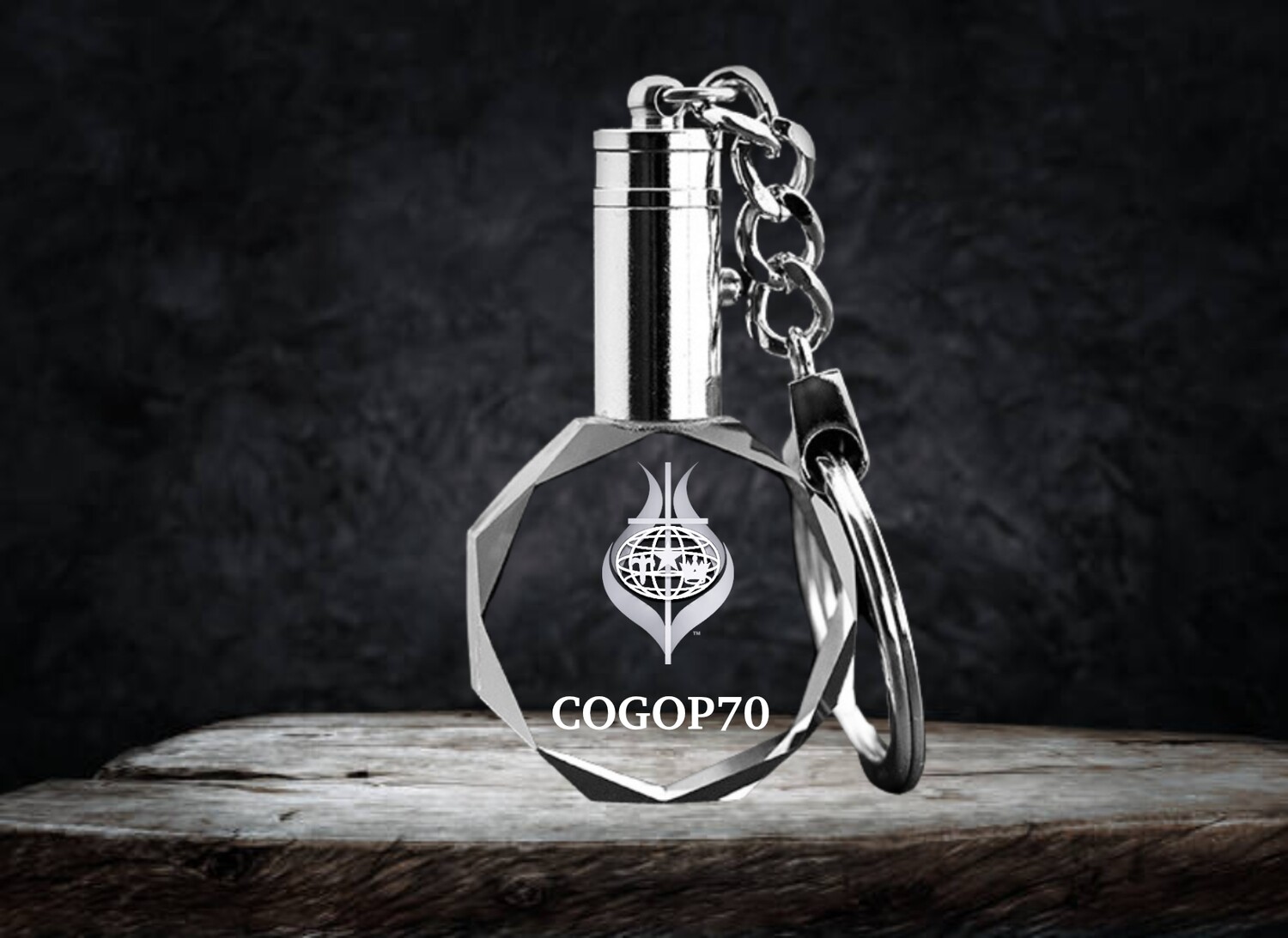 COGOP 70th Commemorative Key Chain Hexagon / Rectangle / Heart