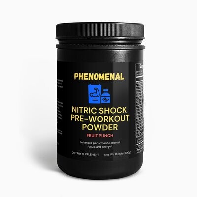 Nitric Shock Pre-Workout Powder (Fruit Punch)