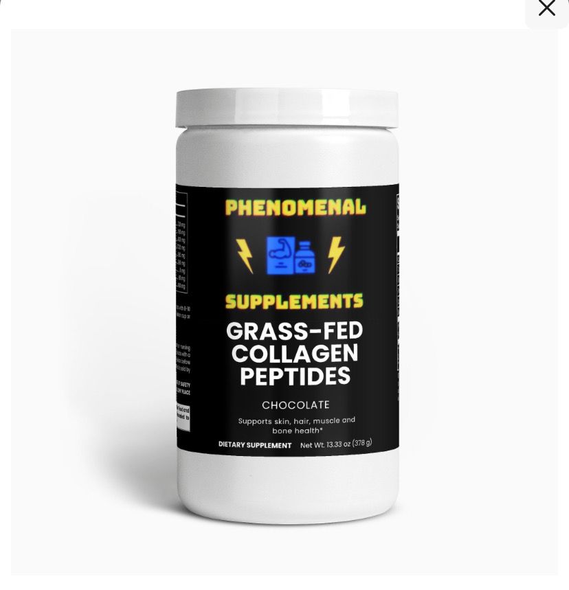 Grass-Fed Collagen Peptides Powder (Chocolate)