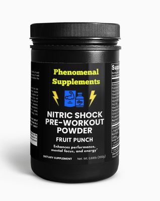 Nitric Shock Pre-Workout Powder (Fruit Punch)