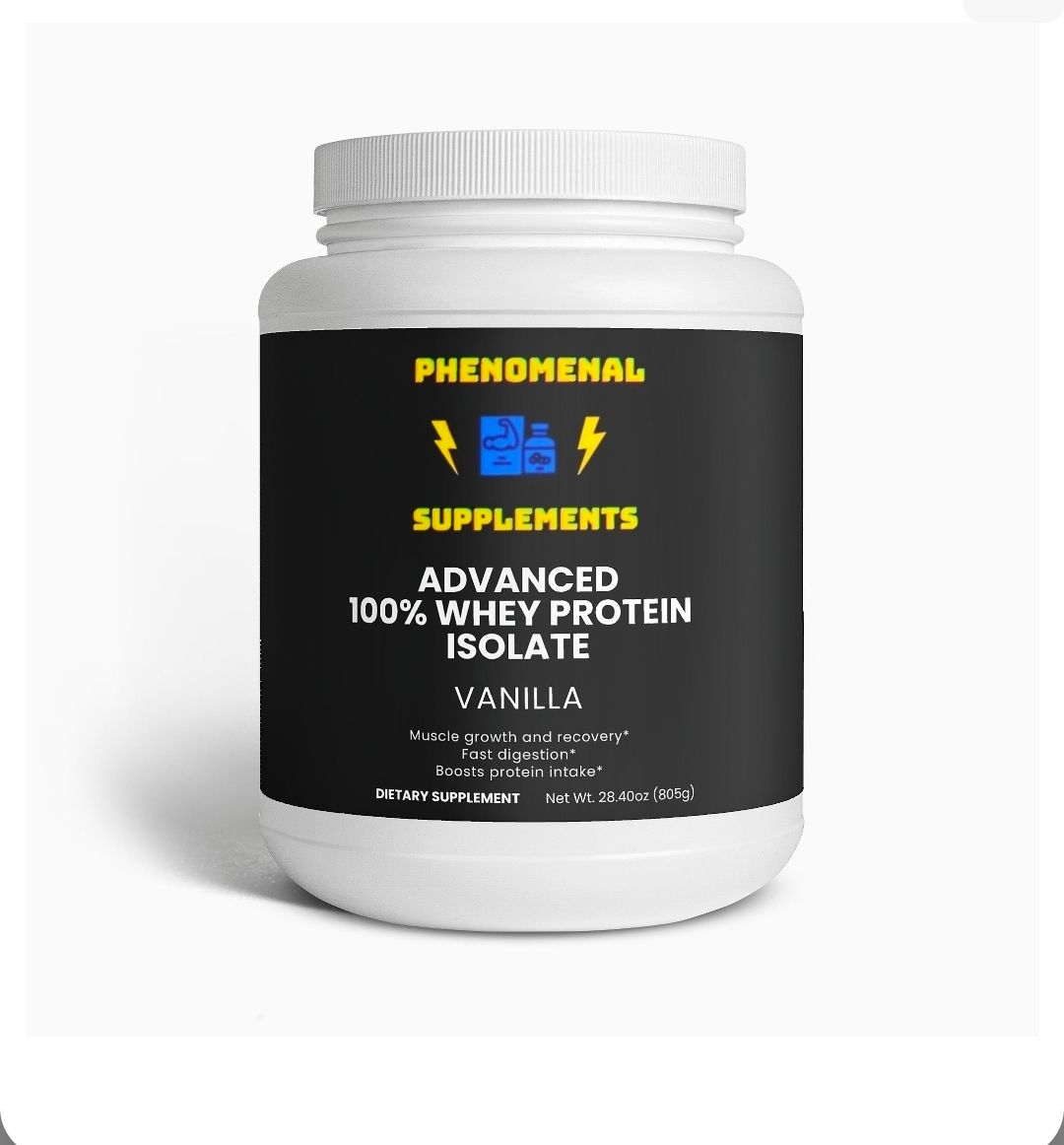 Advanced 100% Whey Protein Isolate (Vanilla)