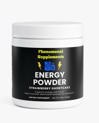 Energy Powder ( Strawberry Shortcake)