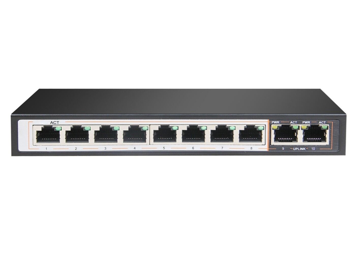 8 Port POE Ethernet Switch compatible with Starlink