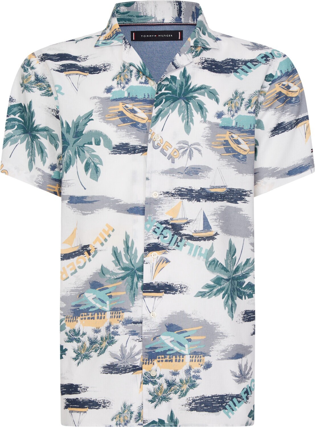 TOMMY HILFIGER MEN HAWAIIAN S/S SHIRT MW0MW13699
