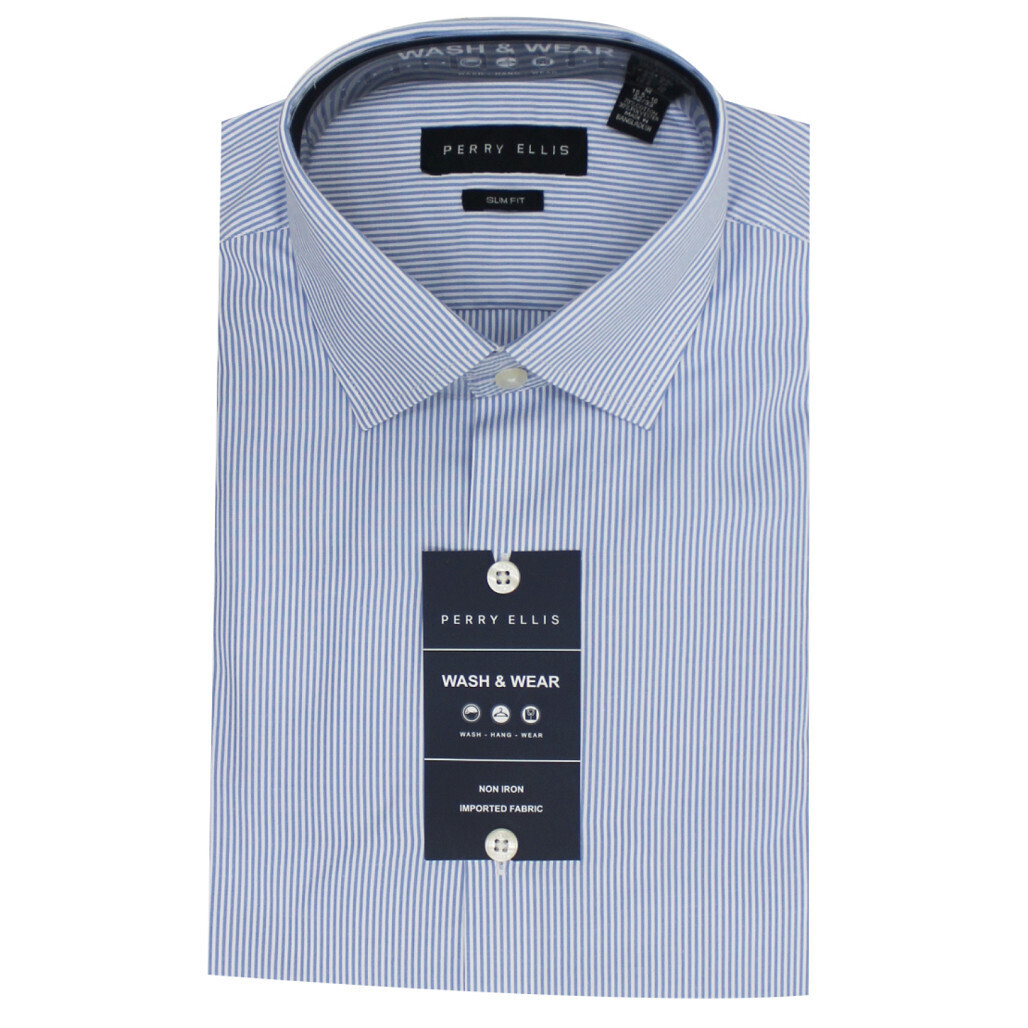PERRY ELLIS MEN L/S CASUAL SHIRT 4FSW8344-436