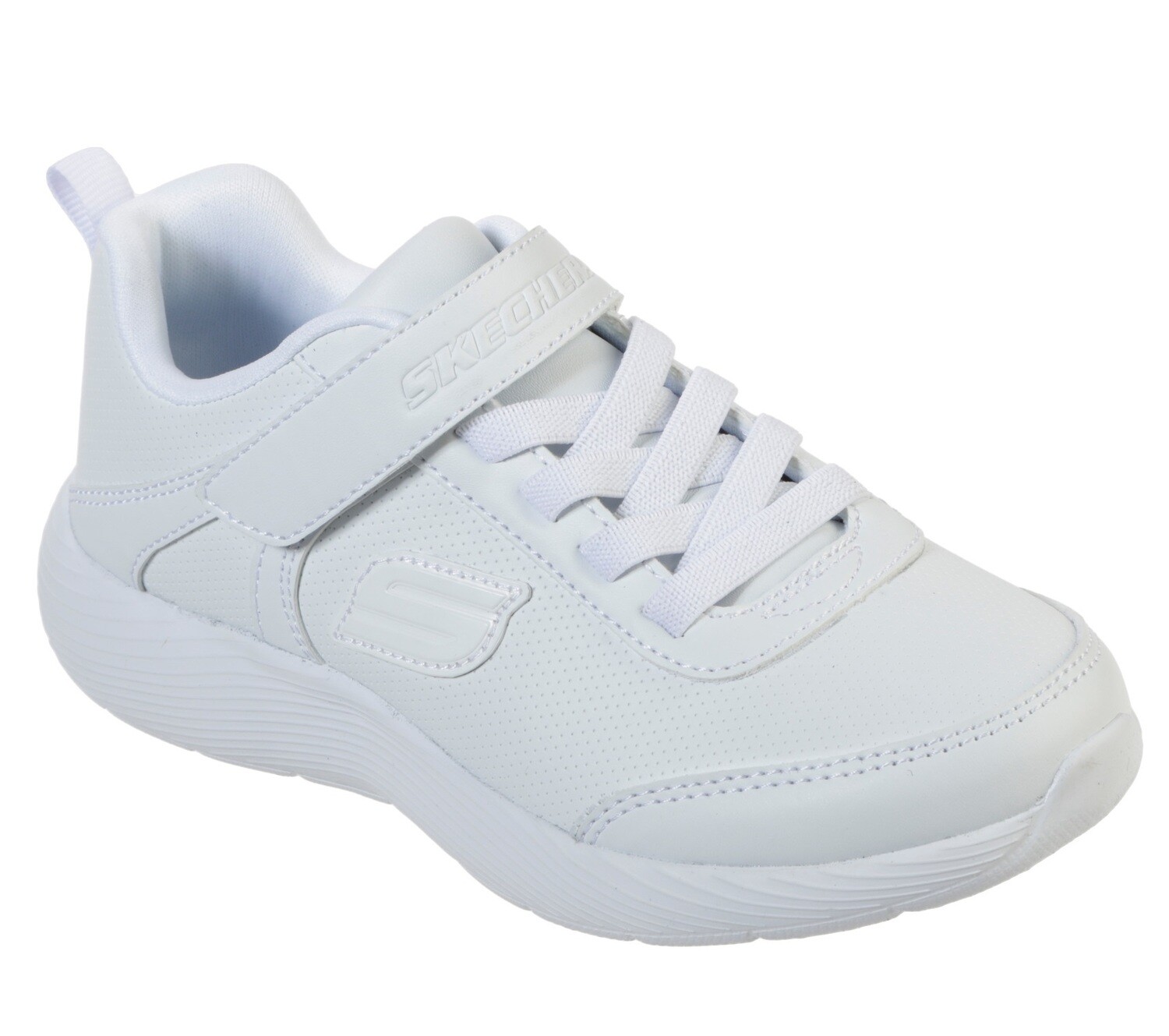 SKECHERS DYNA-LITE-SCHOOL SPRINTS SHOE 83072L WHT