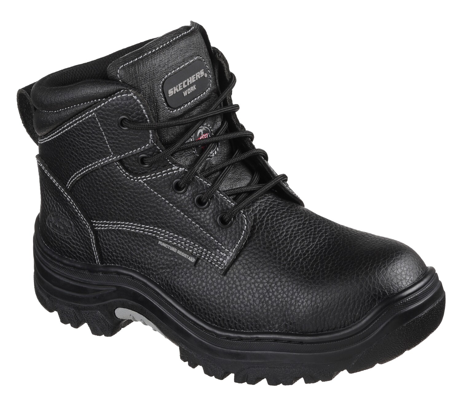SKECHERS MEN WORK BURGIN-TARLAC ST 77143 BLK