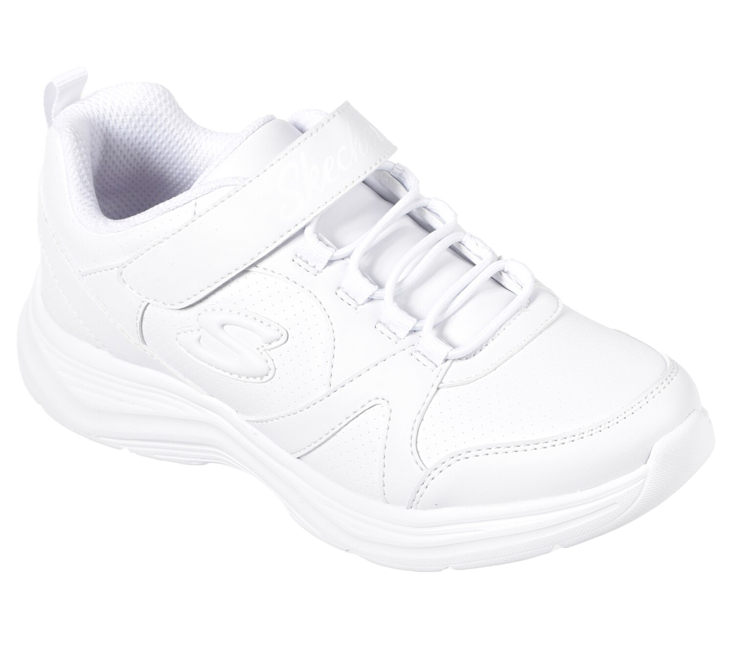 SKECHERS GLIMMER KICKS SHOE 81445L WHT