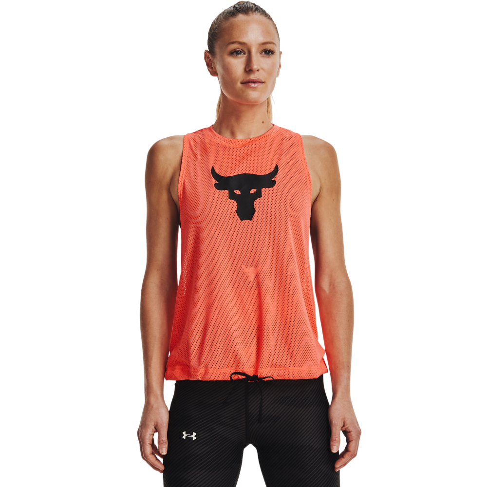 UNDER ARMOUR WOMEN PROJECT ROCK MESH TANK TOP 1369968-824