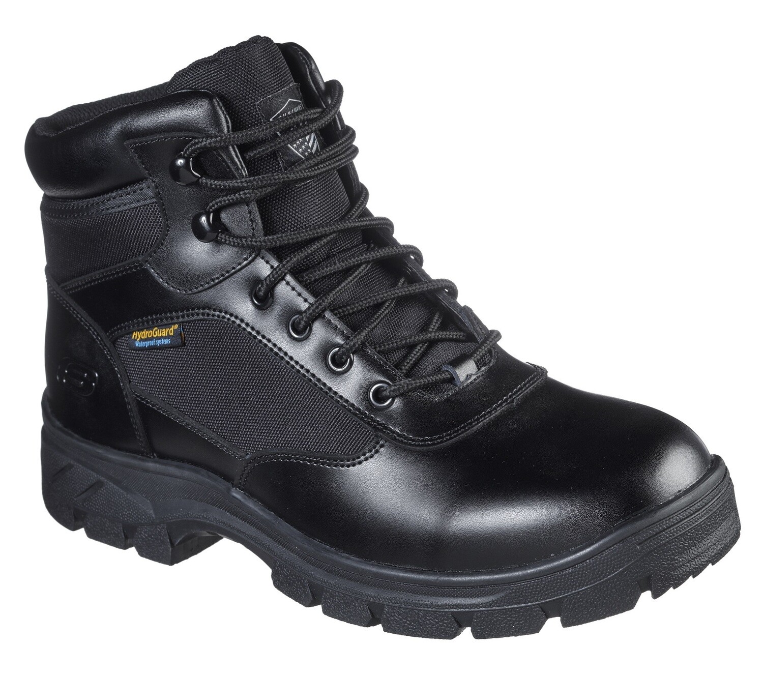 SKECHERS MEN WORK WASCANA TACTICAL BOOT 77526 BLK