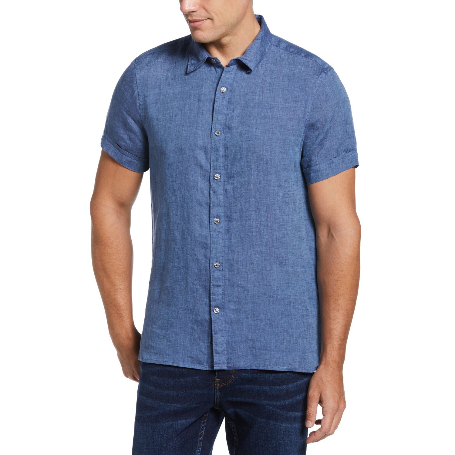 PERRY ELLIS MEN S/S CASUAL SHIRT 4AHW3027-471