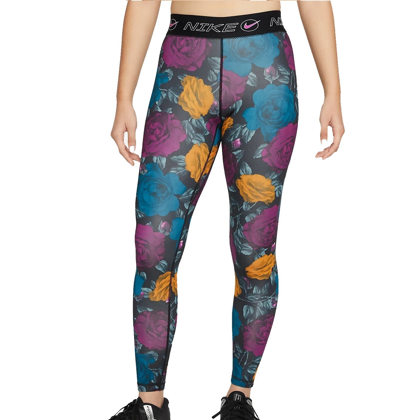 NIKE WOMEN DRI-FIT MR IC AOP LEGGING DM7467-010