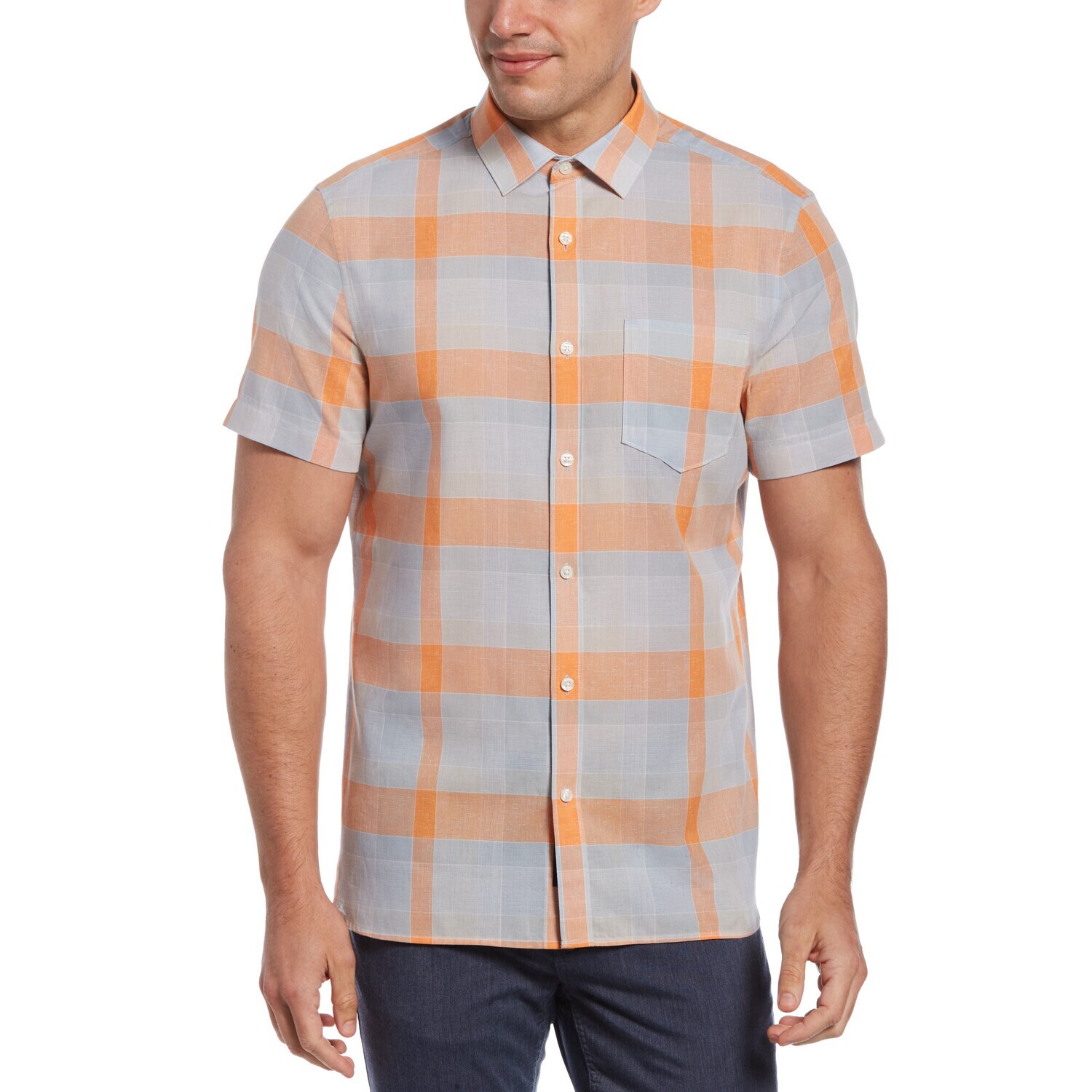 PERRY ELLIS MEN S/S CASUAL SHIRT 4HSW7031-822
