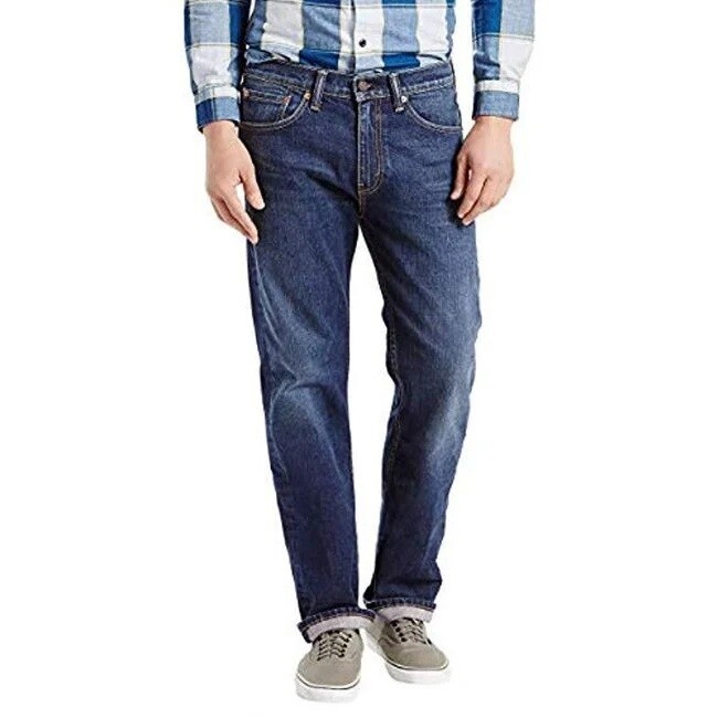 LEVI&#39;S MEN 505 REGULAR FIT JEANS 00505-1455
