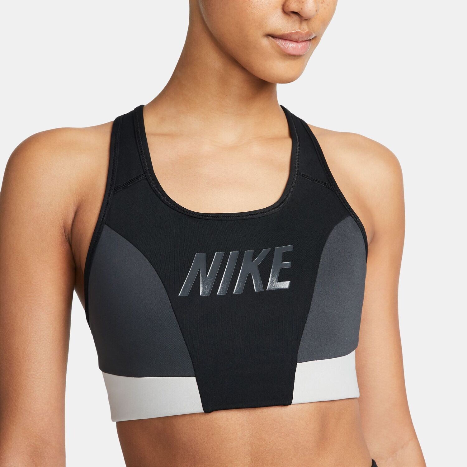 NIKE WOMEN DRI-FIT SWOOSH LOGO SPORTSBRA DQ5134-010