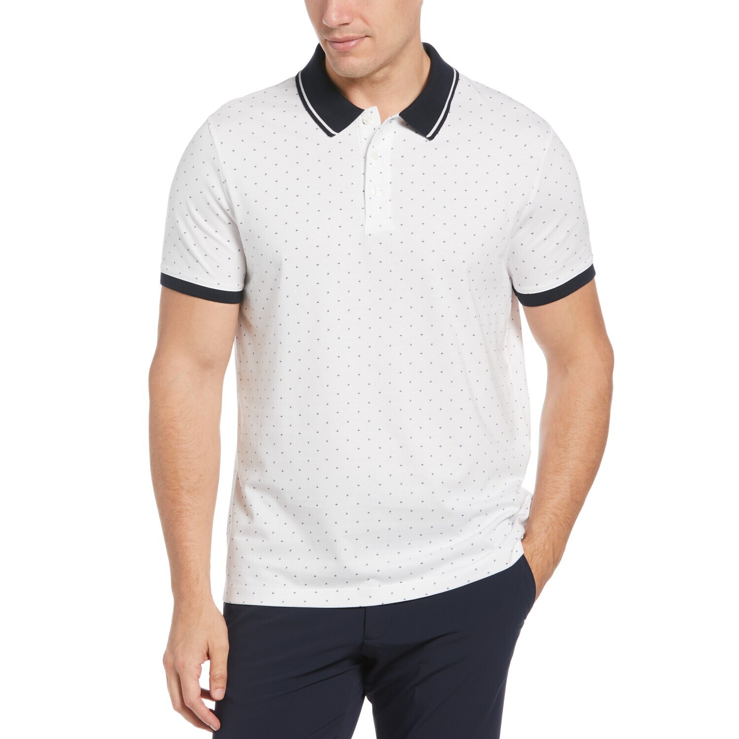 PERRY ELLIS MEN KNITTED POLO T-SHIRT 4HSK7124-126