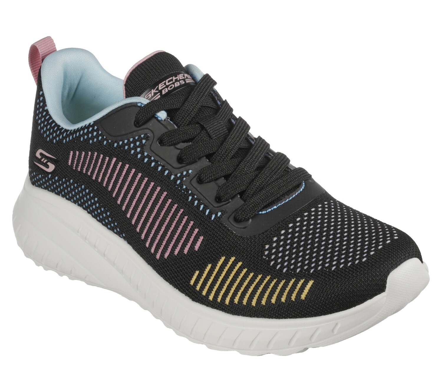 SKECHERS WOMEN BOBS SQUAD CHAOS SNEAKER 117208 BKMT