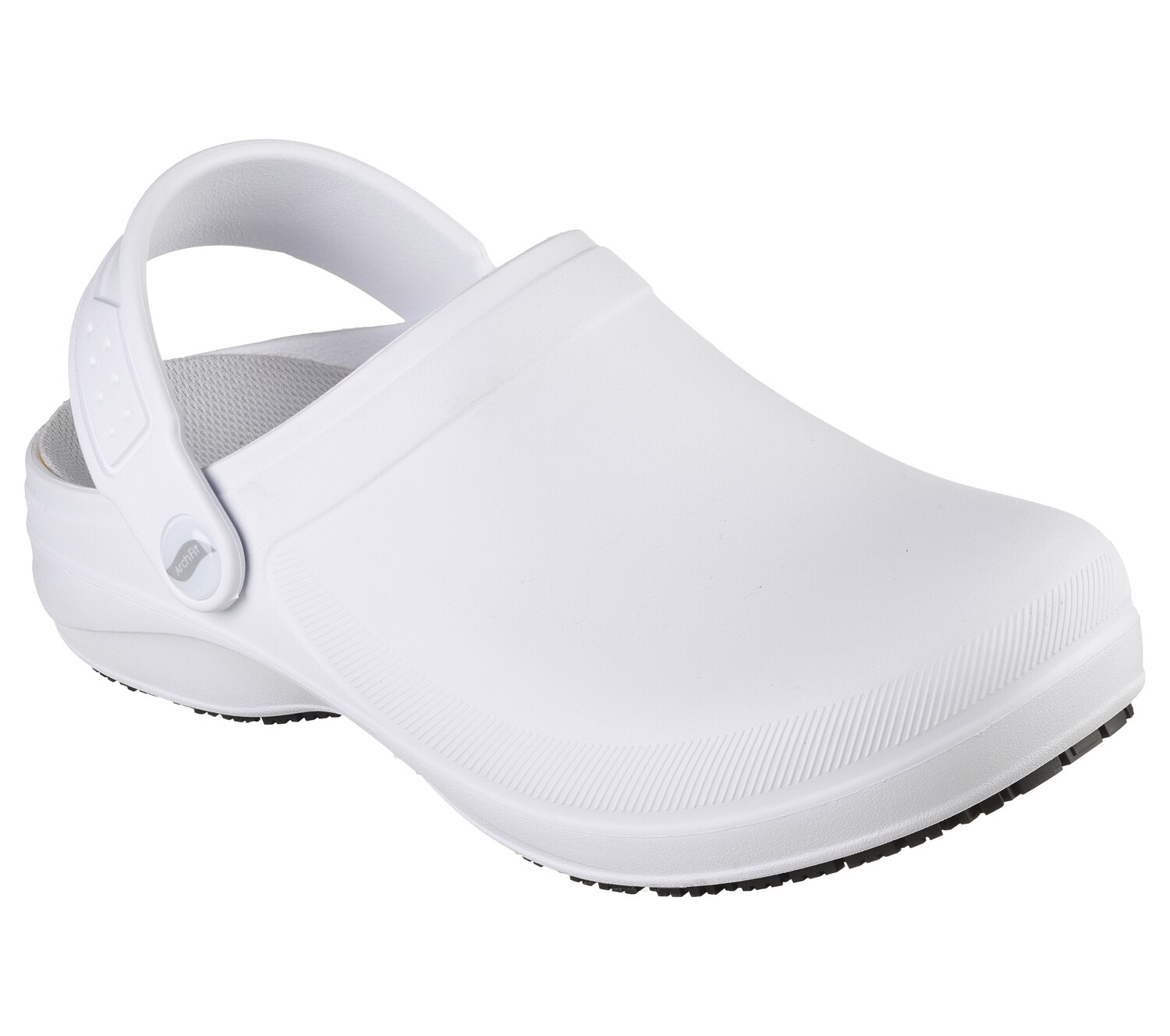 SKECHERS WOMEN ARCH FIT CROCS SANDAL 108067 WHT