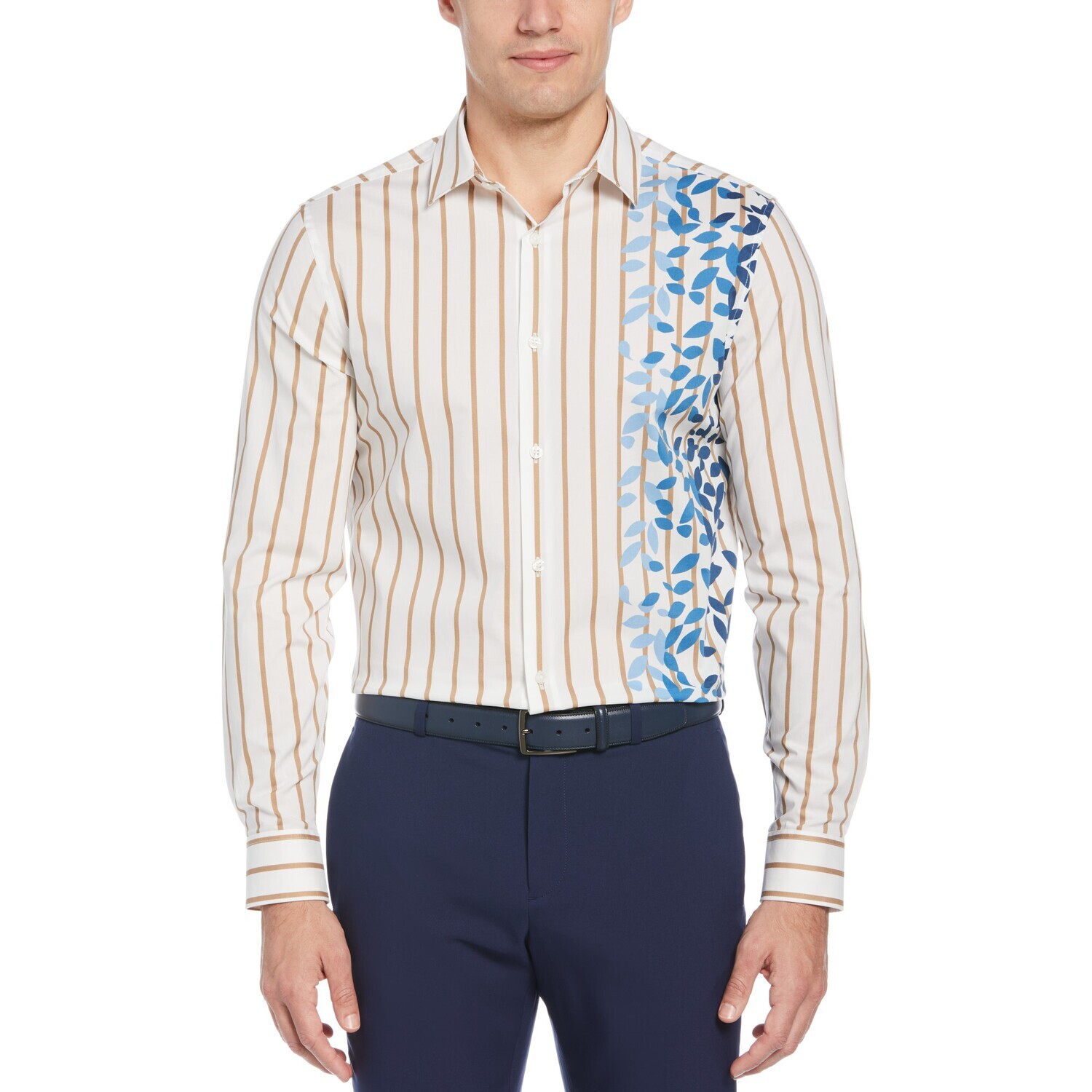 PERRY ELLIS MEN CASUAL L/S SHIRT 4HMW7019-126