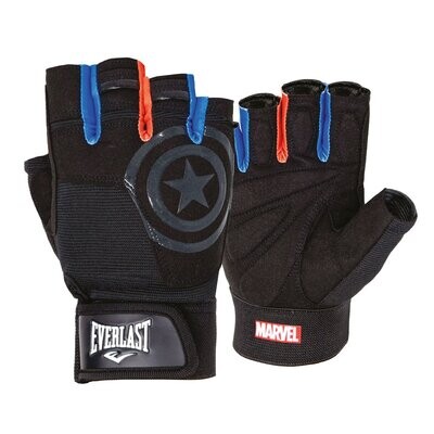 EVERLAST AVENGER CAPTAIN AMERICA WEIGHT GLOVE BK/BL/RD MVWG2W661