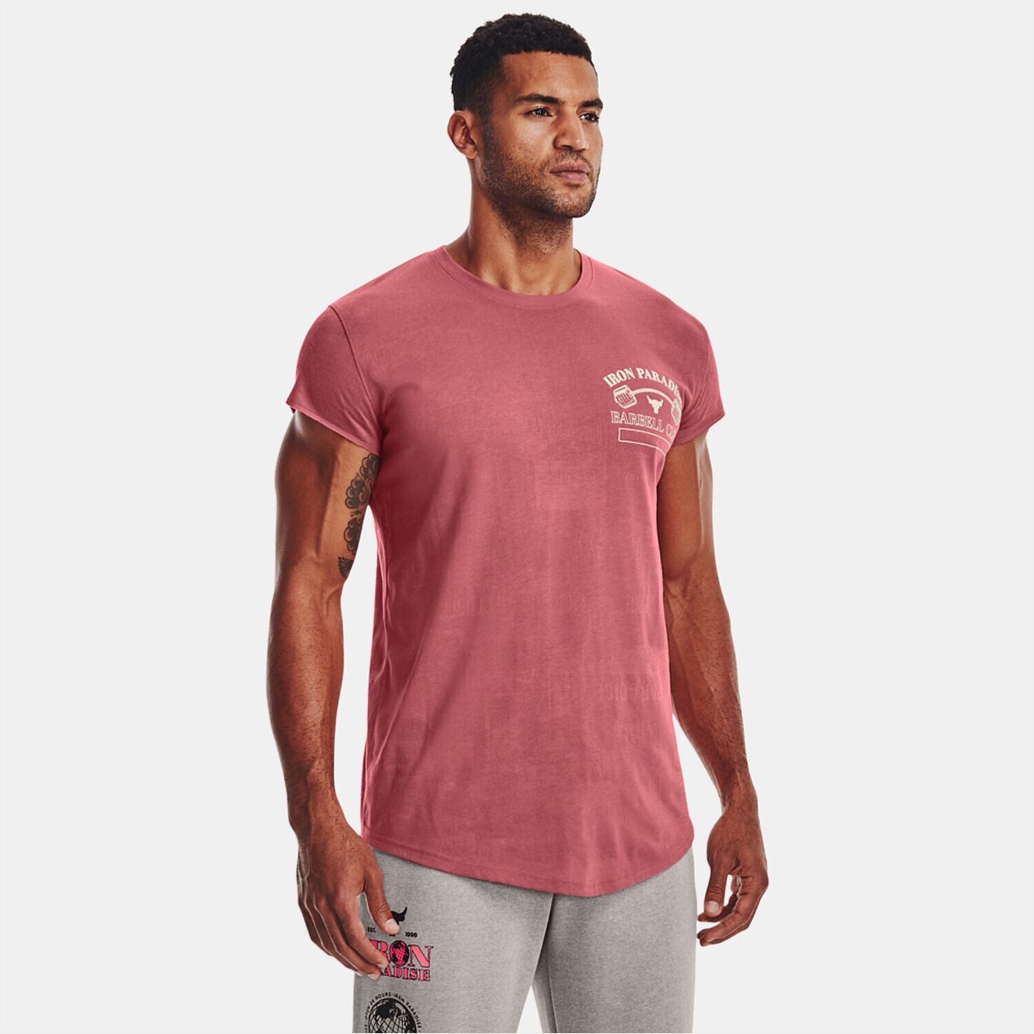 UNDER ARMOUR MEN PROJECT ROCK SHOW YOUR GYM S/S T-SHIRT 1373576-600