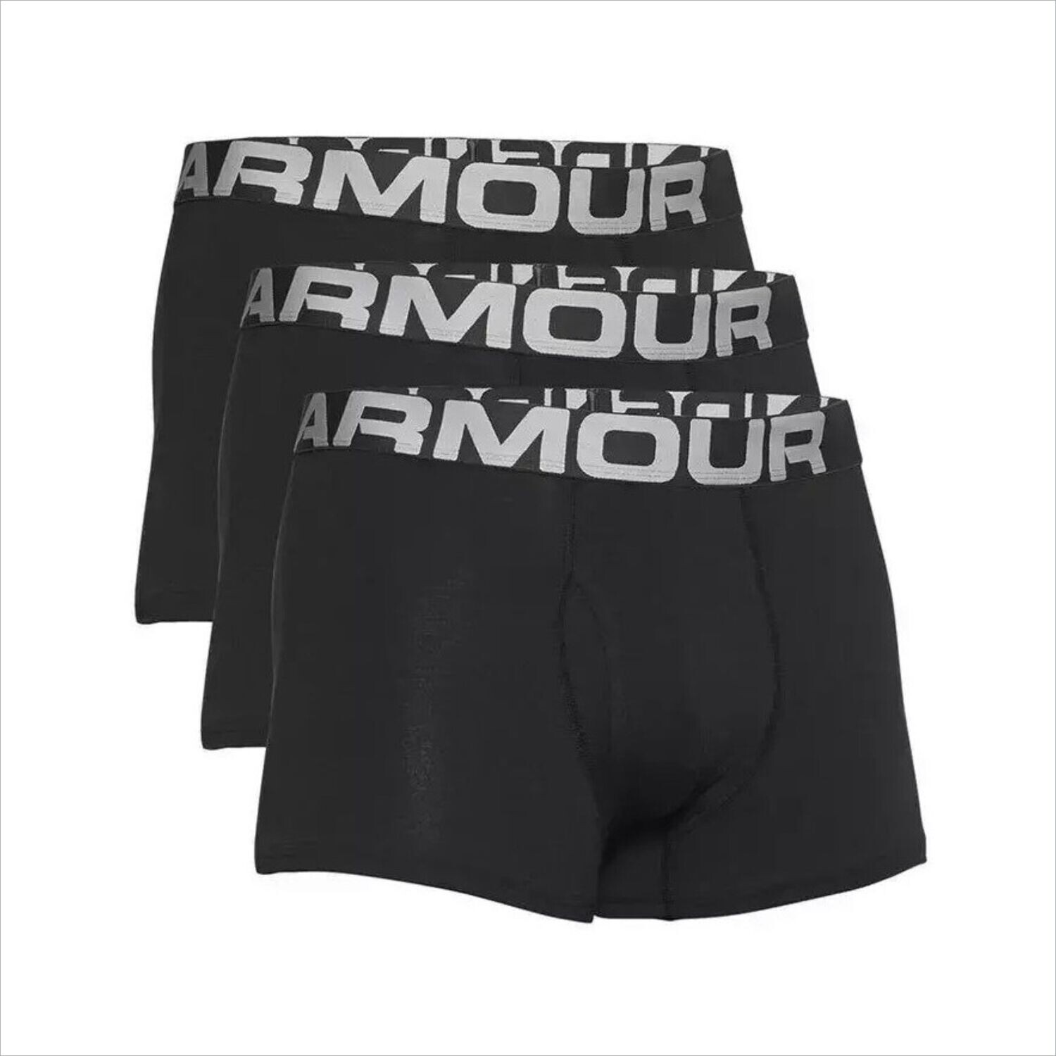 UNDER ARMOUR MEN CHARGED COTTON 3IN 3PK BOXER 1363616-001