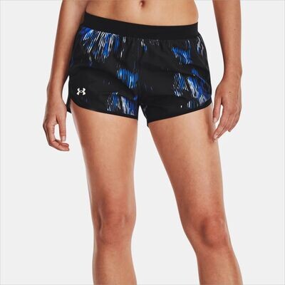 UNDER ARMOUR WOMEN FLY BY 20 PRINTED SHORT 1350198-017