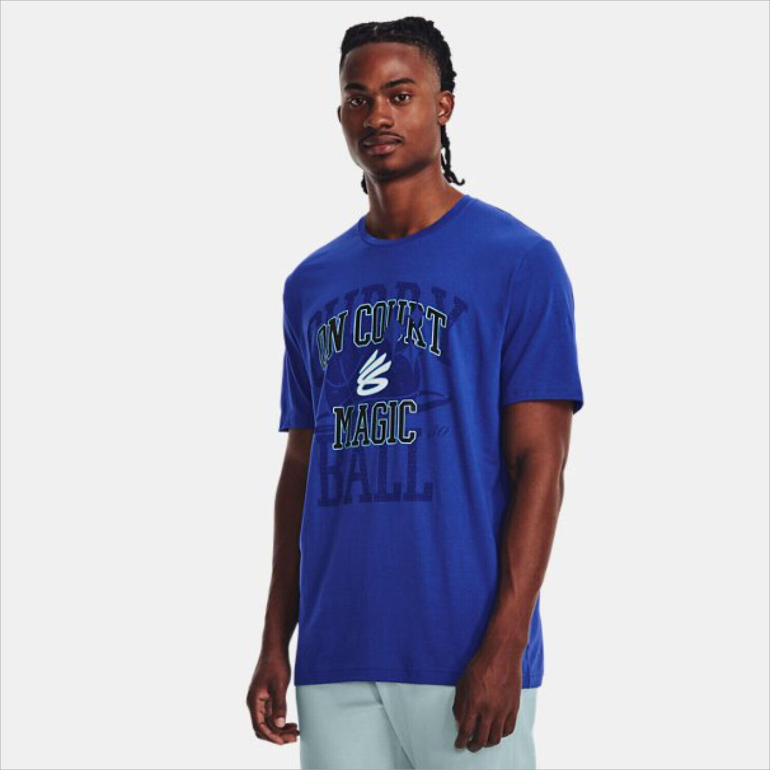 UNDER ARMOUR MEN CURRY ON COURT MAGIC S/S T-SHIRT 1374842-486