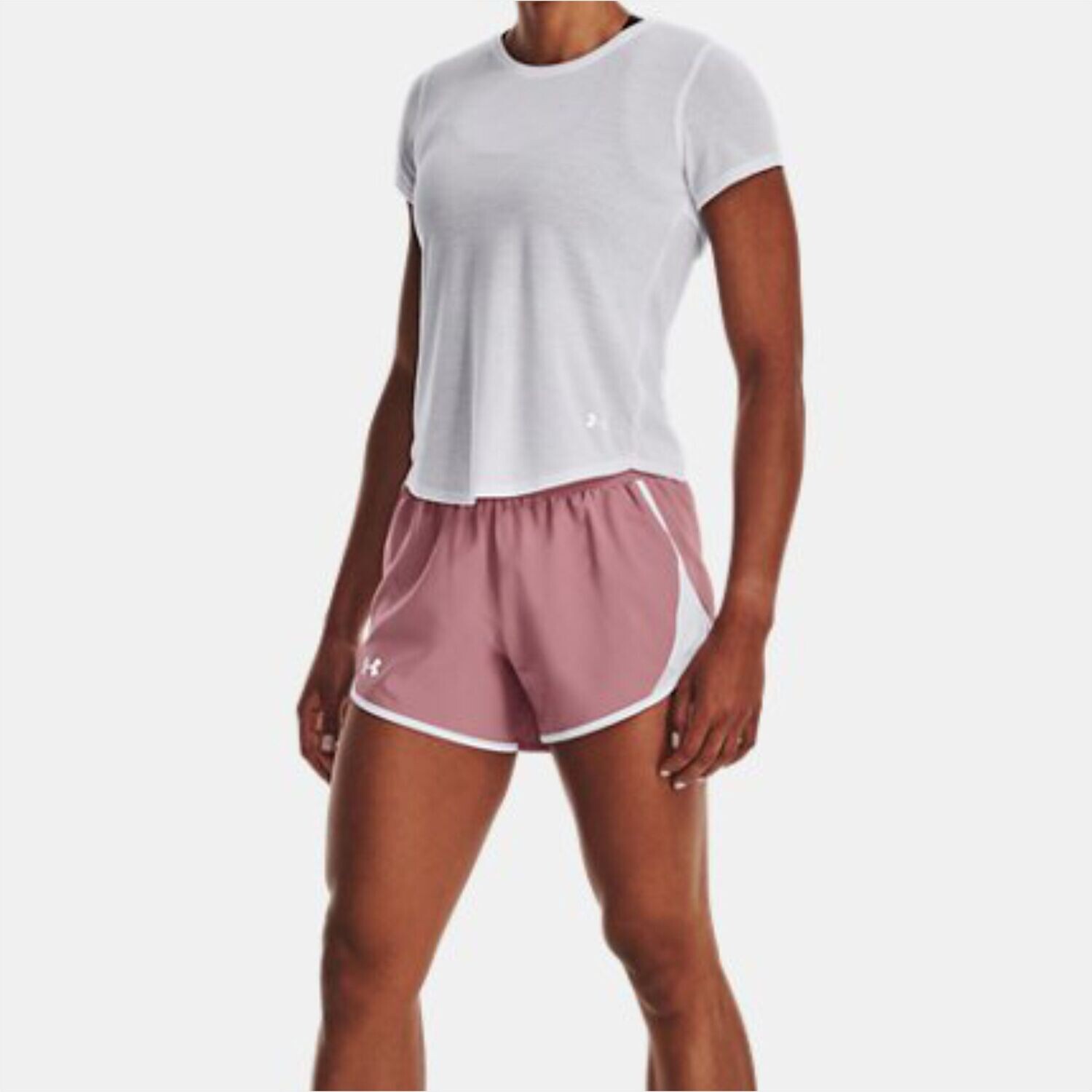 UNDER ARMOUR WOMEN FLY BY 20 LOGO SHORT 1376632-647