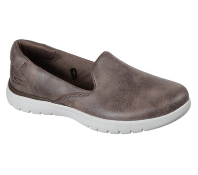 SKECHERS WOMEN ON THE GO FLEX SHOE 136414 BRN