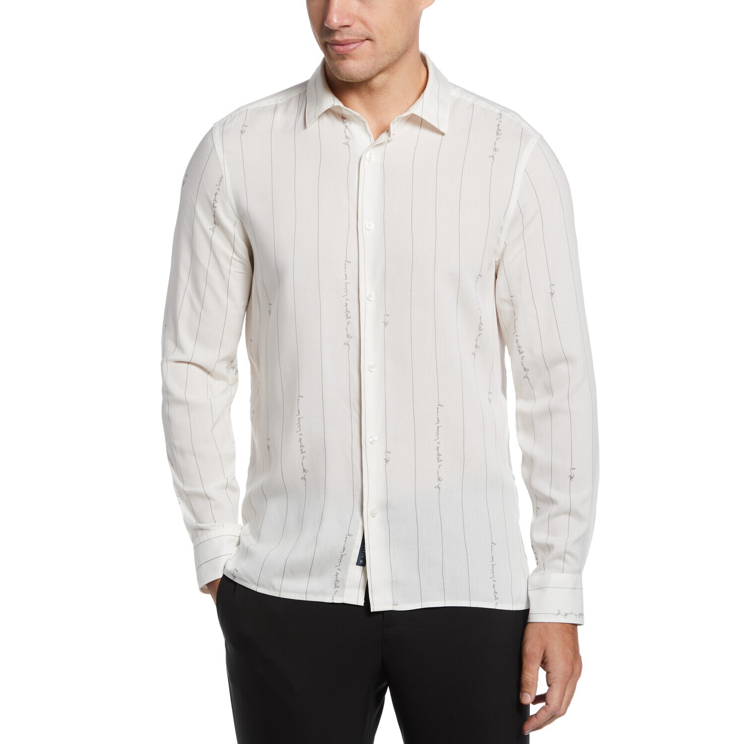 PERRY ELLIS MEN L/S CASUAL SHIRT 4HRW7018-126