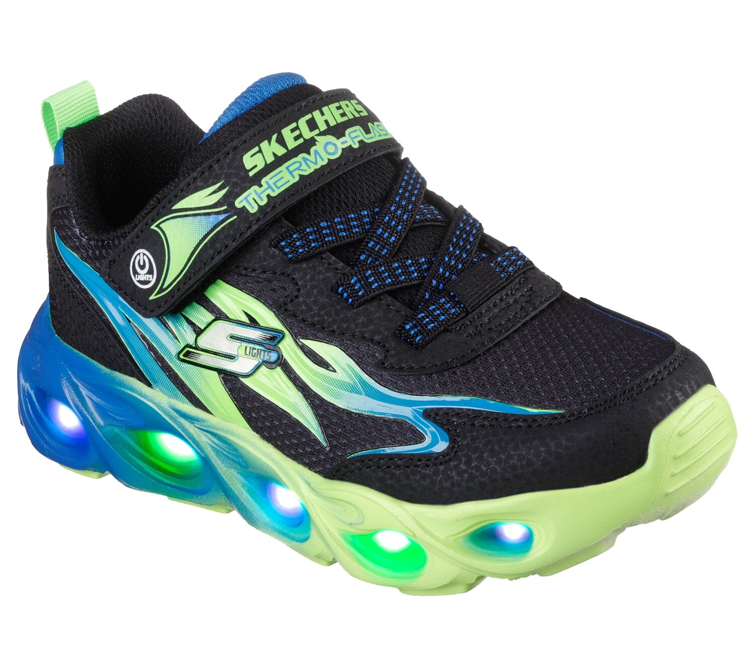 SKECHERS BOYS THERMO FLASH HEAT FLUX SNEAKER 400103L BBLM