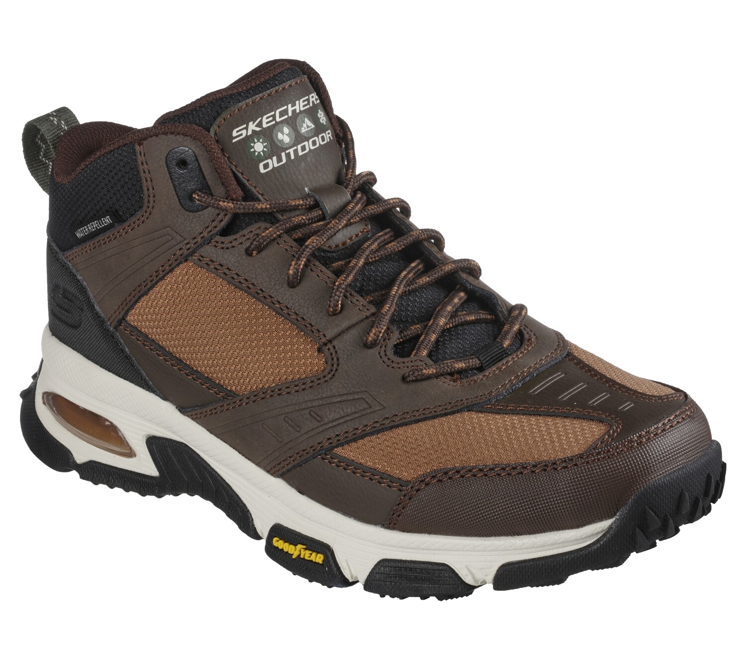 SKECHERS MEN SKECH AIR ENVOY SNEAKER 237215 BRN