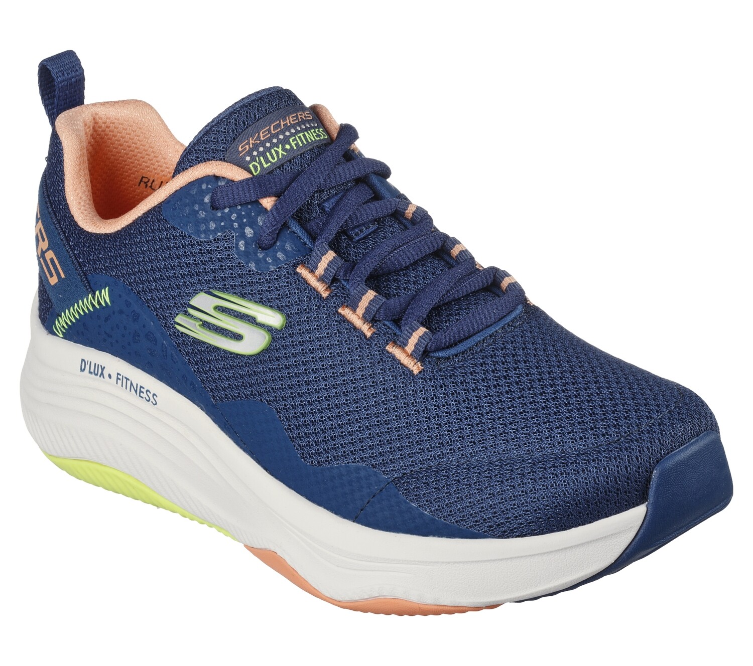 SKECHERS WOMEN D&#39;LUX FITNESS SNEAKER 149835 NVMT