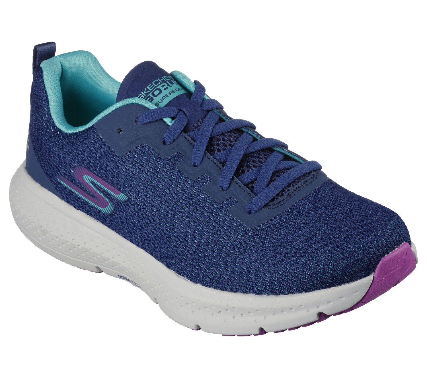 SKECHERS WOMEN GO RUN SUPERSONIC SNEAKER 172031 NVBL