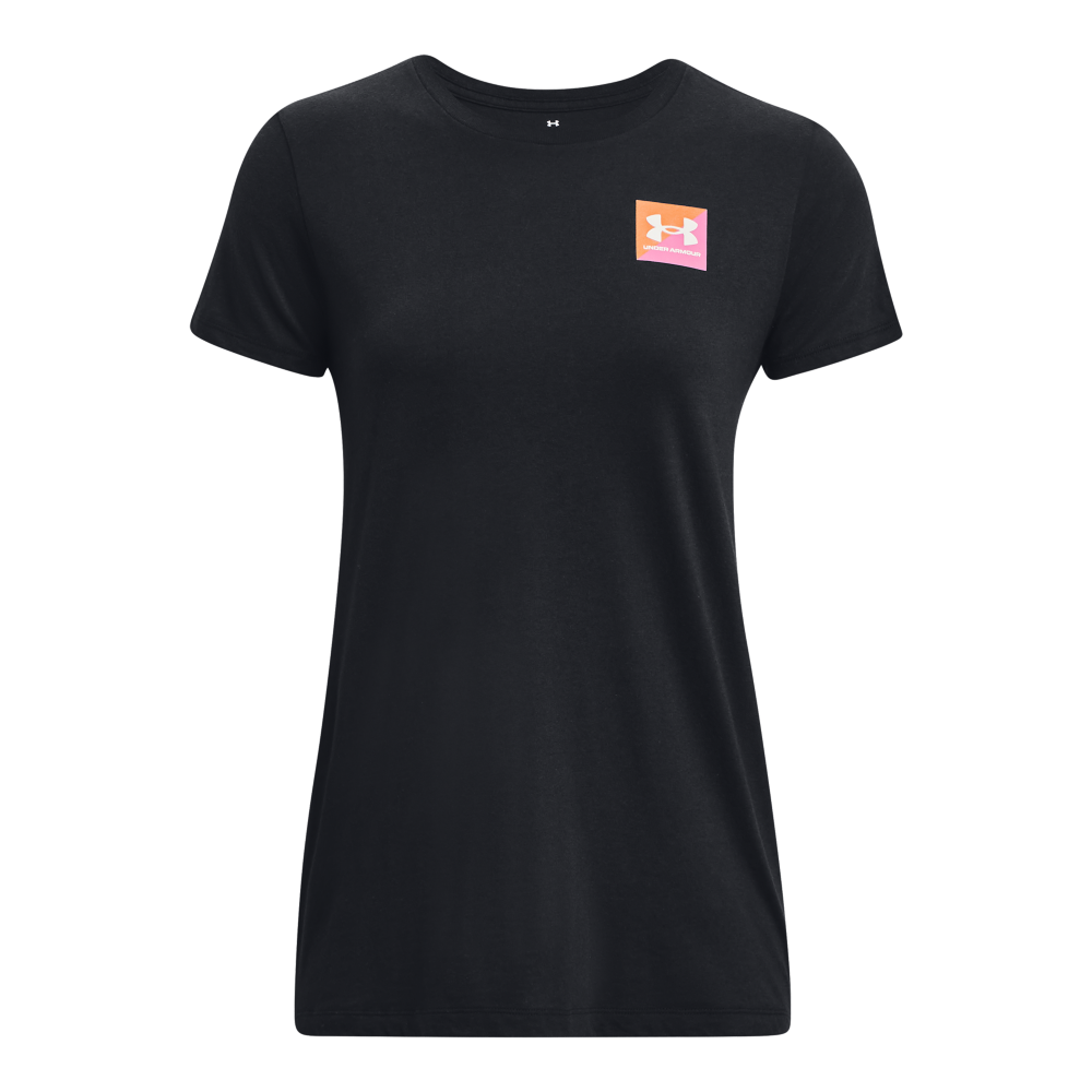 UNDER ARMOUR WOMEN SPLIT BRANDED T-SHIRT 1379400-001