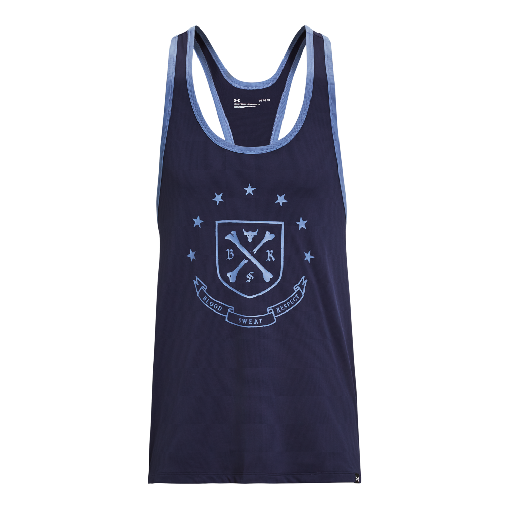 UNDER ARMOUR MEN PROJECT ROCK GYM TANK TOP 1380109-410