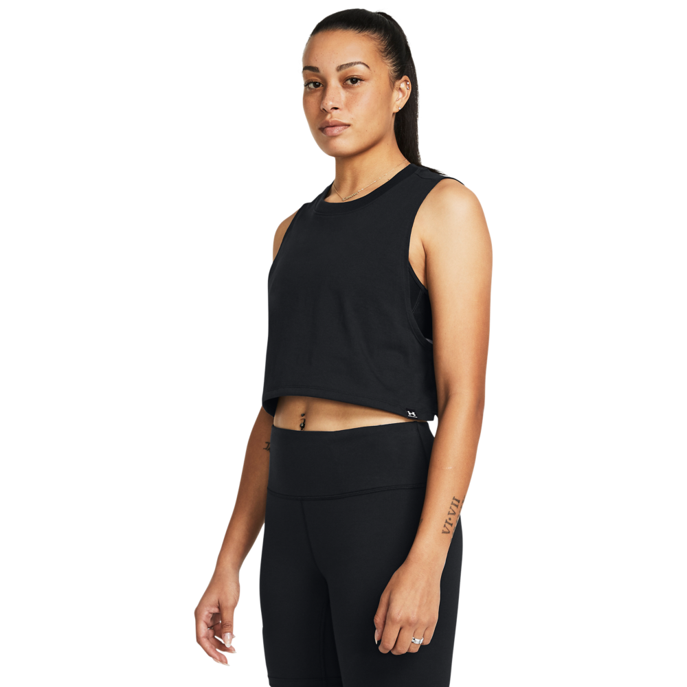 UNDER ARMOUR WOMEN CAMPUS CROP TANK TOP 1383660-001