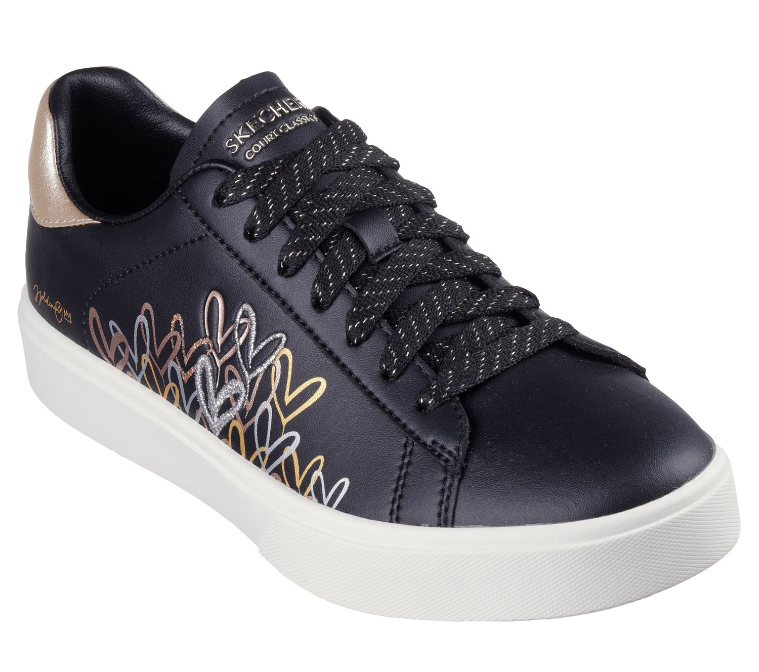 SKECHERS WOMEN EDENLX SNEAKER 185129 BKMT