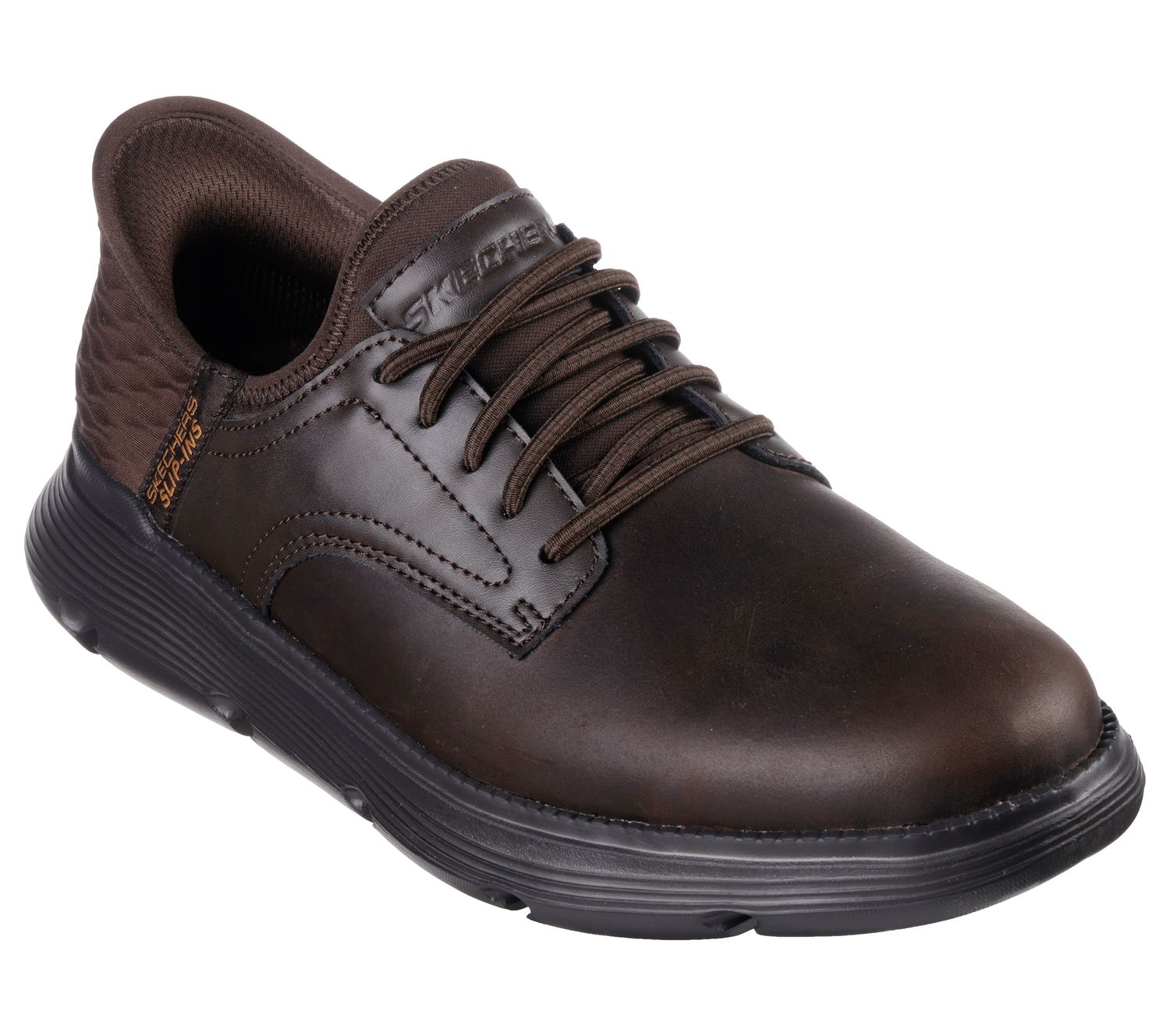 SKECHERS MEN GARZA GERVIN SNEAKER 205046 CHOC